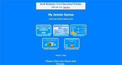 Desktop Screenshot of my-jewish-games.com
