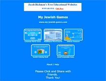 Tablet Screenshot of my-jewish-games.com